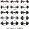 Dumbbell Halter com Anilhas Regulavel 24kg Ahead Sports - 3