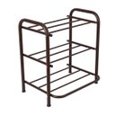 Ver imagem 3 de Sapateira 3 Andares Pintura Elestrostática Aço Corten 6 Pares - 51x55 Cm