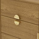 Ver imagem 3 de Cômoda Sapateira Ilha Bela 1 Porta 4 Gavetas - Aurum:nature