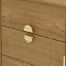 Cômoda Sapateira Ilha Bela 1 Porta 4 Gavetas - Aurum:nature - 3