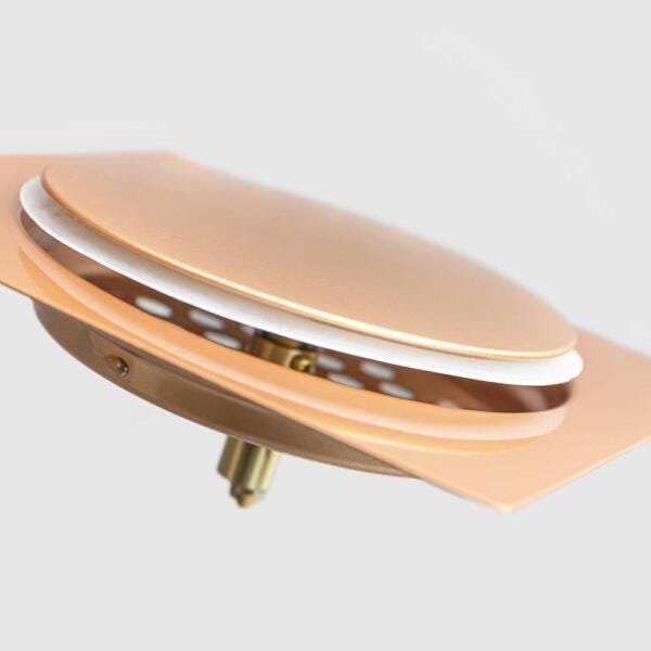Kit 05 - Ralo Click Inteligente 15X15 Cm (Inox Rosé) - 7