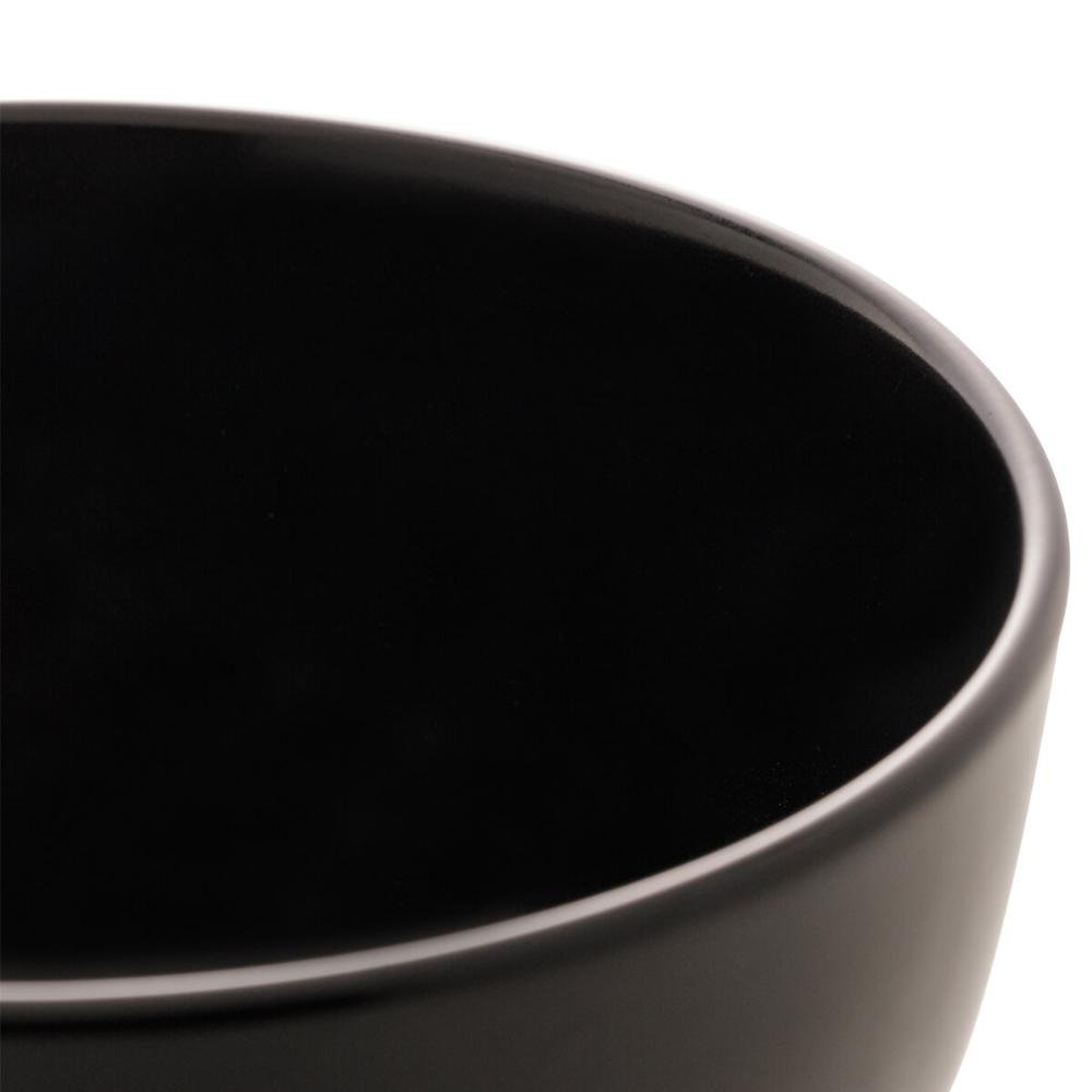 Bowl Lyor Preto Cerâmica 680ml Cronus Cumbuca Tigela Saladas Caldos Sobremesas - 5