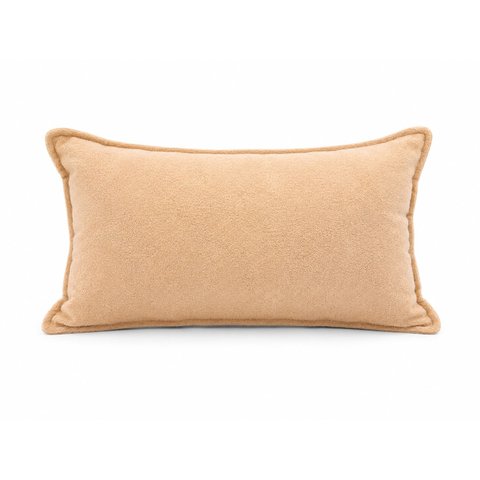 Almofada Decorativas Bouclé com Enchimento Sofá Sala Quarto: Boucle Salmão