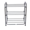 Ver imagem 1 de Sapateira 3 Andares Pintura Elestrostática Cinza Sky 6 Pares - 51x55 Cm