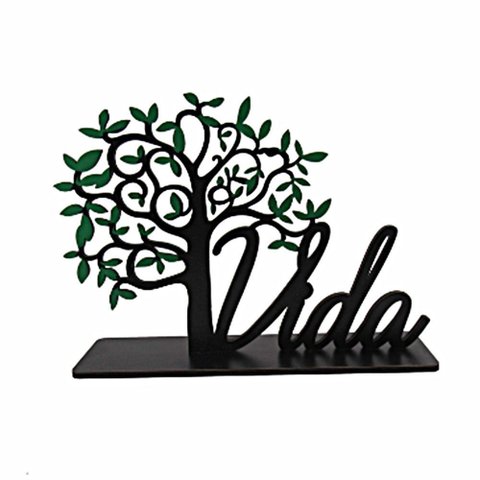 Enfeite de Mesa Árvore Vida Decorativa Sala Quarto