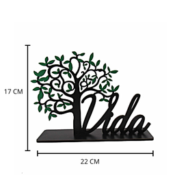 Enfeite de Mesa Árvore Vida Decorativa Sala Quarto - 4