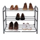 Ver imagem 2 de Sapateira 3 Andares Pintura Elestrostática Cinza Sky 9 Pares - 72x55 Cm