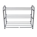 Ver imagem 1 de Sapateira 3 Andares Pintura Elestrostática Cinza Sky 9 Pares - 72x55 Cm