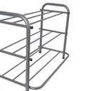 Ver imagem 5 de Sapateira 3 Andares Pintura Elestrostática Cinza Sky 9 Pares - 72x55 Cm