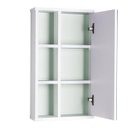 Ver imagem 2 de Armário com Espelho para Banheiro Milano Branco e Verde Menta