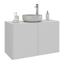Ver imagem 1 de Gabinete de Banheiro 62,5cm Suspenso 2 Portas Multimóveis Mp5044 Branco