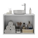 Ver imagem 4 de Gabinete de Banheiro 62,5cm Suspenso 2 Portas Multimóveis Mp5044 Branco
