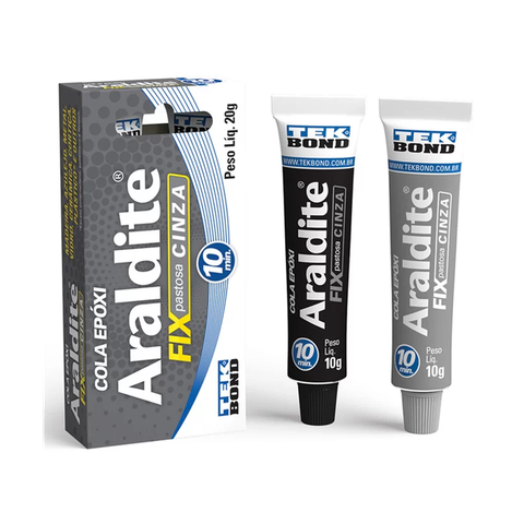 Araldite Fix 20g Tekbond Cinza