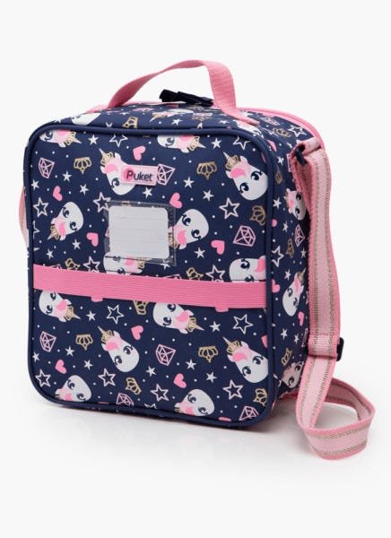 Lancheira Térmica Unicórnio Kawaii Puket Azul Marinho - Dóris Kids:  Brinquedos, Enxoval de Bebê, Roupas Infantis e Acessórios