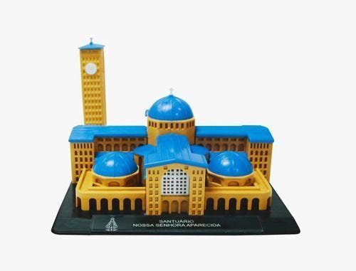 Santuario Nossa Senhora Aparecida Enfeite Casa Lindo - Laranja Azul - 1