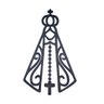 Imagem Nossa Senhora Aparecida Parede em Mdf:Preto - 1