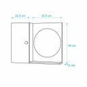 Ver imagem 4 de Armário para Banheiro com Espelho Redondo Madeira Escura