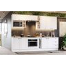 Cozinha Modulada 300cm com Espaço para Cooktop Forno de Embutir e Nicho de Micro-ondas 9 Portas 3 Ga - 1