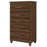 Cômoda Compacta 56cm 5 Gavetas Alba Cedro - Mpozenato - 1
