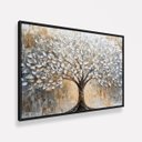 Ver imagem 2 de Quadro Abstrato Árvore da Vida - Sonhos que Florescem