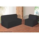 Ver imagem 5 de Sofá Cama Solteiro New Extra Courano Preto - Paropas