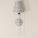 Ver imagem 2 de Luminária Parede Arandela Tocheiro Cúpula Metal Quarto Prata