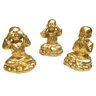 Trio de Monges Nada Vejo, Nada Falo, Nada Ouço (8cm) - 1