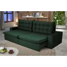Sofá 4 Lugares Retrátil e Reclinável com Pillow Duque 2,30m Veludo Premium Verde Esmeralda - 2