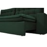 Sofá 4 Lugares Retrátil e Reclinável com Pillow Duque 2,30m Veludo Premium Verde Esmeralda - 6