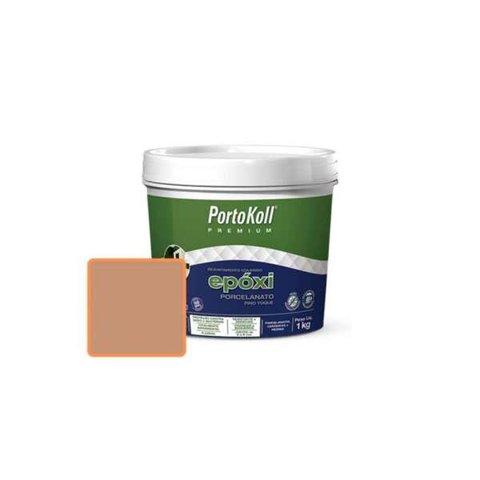 Rejunte Epóxi Porcelanato Fino Toque Bege 1KG PortoKoll