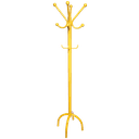 Ver imagem 1 de Dais Mancebo Cabideiro Chão Organizador Bolsa Casaco Roupa Amarelo