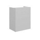 Ver imagem 1 de Balcão Atendimento Recepção 90 Cm Cinza Web Office