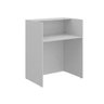 Balcão Atendimento Recepção 90 Cm Cinza Web Office - 3