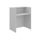 Ver imagem 3 de Balcão Atendimento Recepção 90 Cm Cinza Web Office