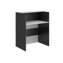Ver imagem 2 de Balcão Recepção 900 Cinza/preto Web Office