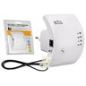 Repetidor de Sinal Wireless Wifi 300 Mbps Extensor Amplificador 2.4Ghz Branco WR01 GENERICO - 1