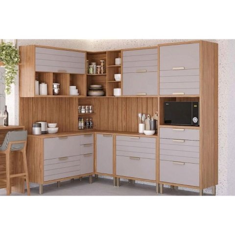 Kit Modulado MGM 11 Peças Eloise CZ030 Cinamomo/Platina