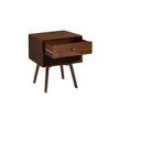 Ver imagem 4 de Mesa Cabeceira 1 Gaveta 60,7cm x 50cm Empório Marrom