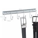 Ver imagem 4 de Kit 2 Porta Cintos e Gravatas 6 Cabides Deslizante Armário