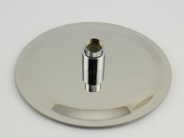 Ducha Slim Redondo em Inox Articulada para Aquecedor solar - 4