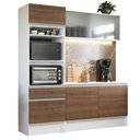 Ver imagem 3 de Armário de Cozinha Compacta 180cm Branco/Rustic Topazio Madesa 86