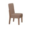 Mesa de Jantar Eslovênia 135x90 com 6 Cadeiras Amêndoa/Marrom - PR Móveis - 4