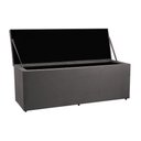 Ver imagem 4 de Recamier Baú 1,95m Madrid Suede Cinza Dal Poz Estofados