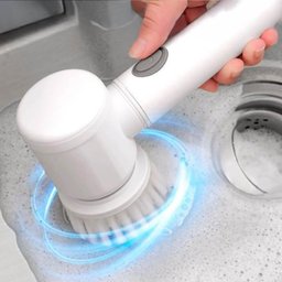 Escova de Limpeza Elétrica Giratória 6 em 1 Recarregável Usb - 8