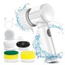 Ver imagem 1 de Escova de Limpeza Elétrica Giratória 6 em 1 Recarregável Usb