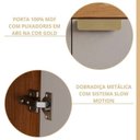 Ver mais imagens de Cozinha Modulada 5 Peças 1 Cristaleira 1 Balcão 2 Armários Aéreo 1 Torre Elena Cinamomo/Offwhite