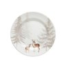Prato de Sobremesa Copa e Cia Aquarelle Natal em Cerâmica Rena Duo - 1