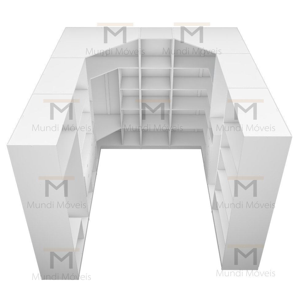 KIT CLOSET MODULAR M73.2021.B M101,110,111,112,113,114,115 MUNDI MOVEIS - 4