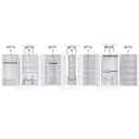 Ver imagem 6 de KIT CLOSET MODULAR M73.2021.B M101,110,111,112,113,114,115 MUNDI MOVEIS