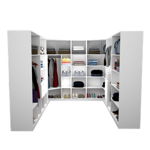 KIT CLOSET MODULAR M73.2021.B M101,110,111,112,113,114,115 MUNDI MOVEIS